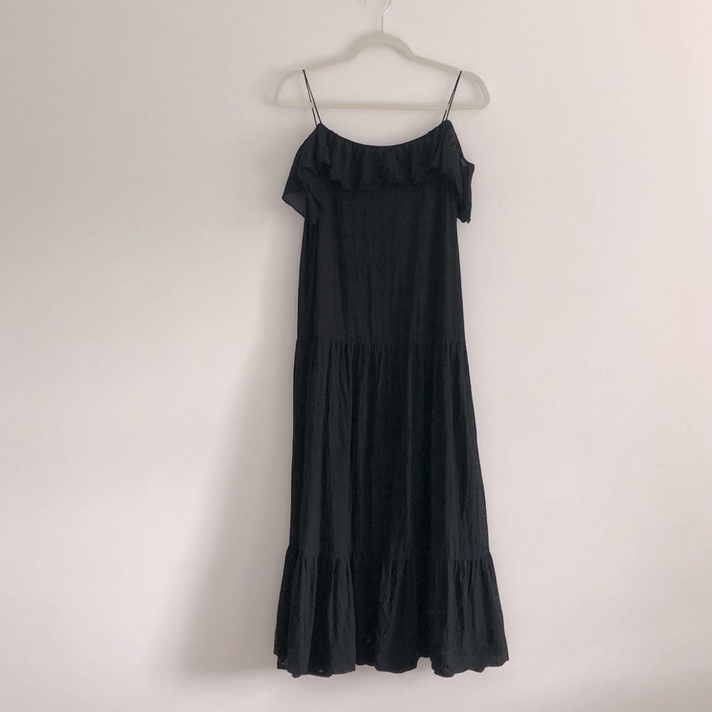 IRO Women Black Casual Sleeveless Dress A-Line
